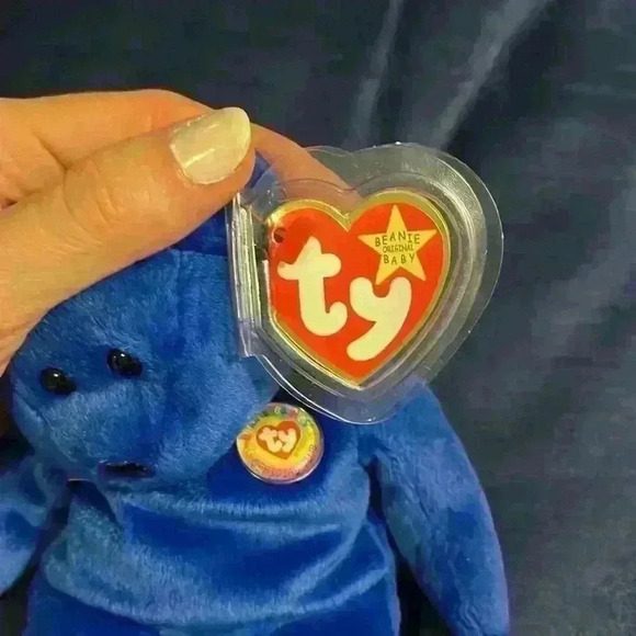 1998 Clubby the bear Ty Beanie Baby, with errors - Picture 3 of 8
